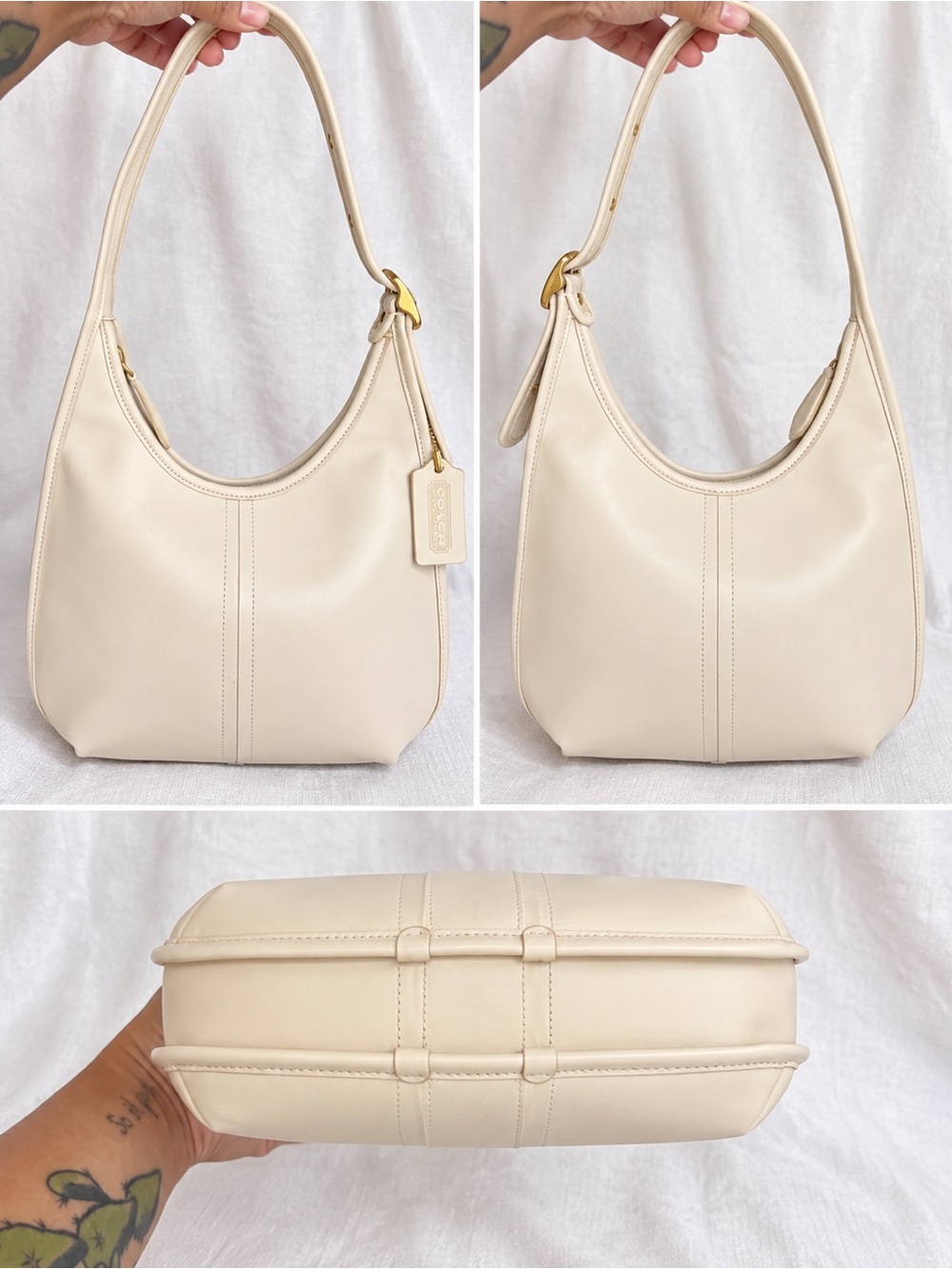 COACH Ergo Leather Hobo tote Bag C2265 Re—Edition